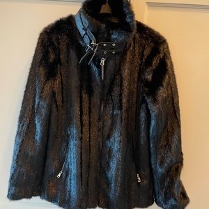 Zara faux fur jacket